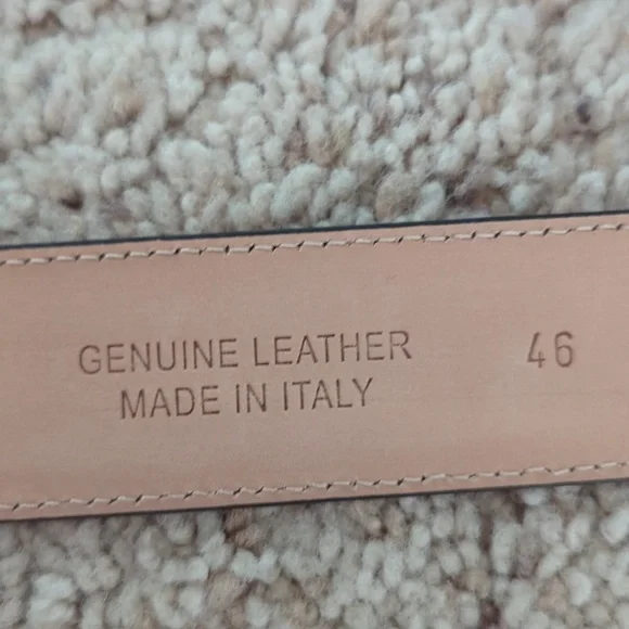 Moschino Logo Buckle Comic print leather belt - Picture 7 of 12